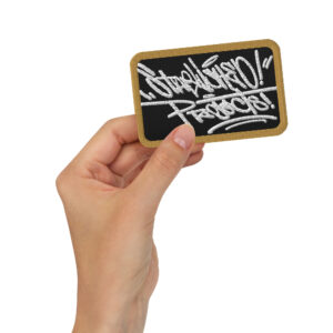 Embroidered Patch - Classic Hand Style