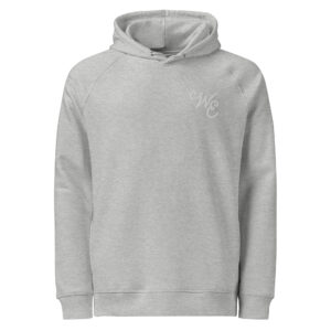 WE Script - Unisex organic side pocket hoodie