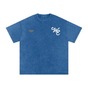 WE Script - Acid Wash Oversize T-Shirt