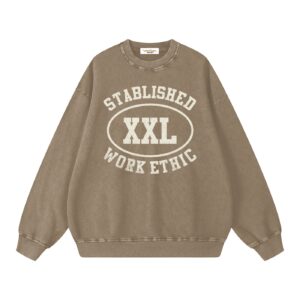 XXL Work Ethic - Snow Washed Oversized Sweatshirt